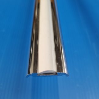 Polished Herzim Rail + White PVC Insert