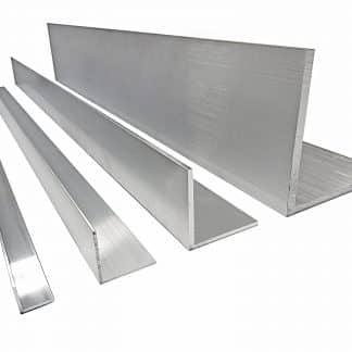 12mm x 12mm x 1.6mm Aluminium Angle (1/2" x 1/2" x 1/16")