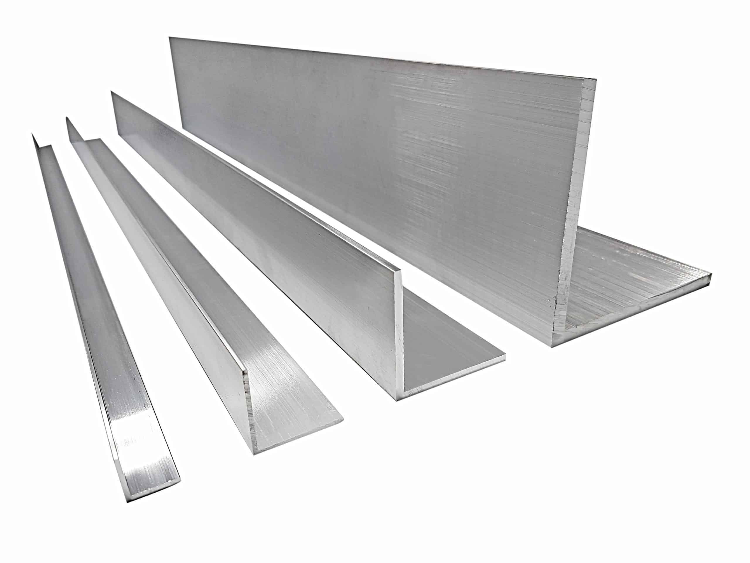 12mm x 12mm x 3.2mm Aluminium Angle (1/2" x 1/2" x 1/8")