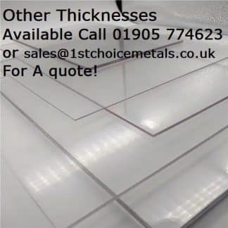 Other Thicknesses Available - Click For A Quote!